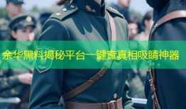 余华黑料揭秘平台一键查真相吸睛神器