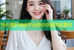 周也黑料揭秘平台助你快速洞察真相