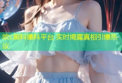 吹c黑料爆料平台 实时揭露真相引爆热议