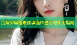 古建房黑缝最佳填缝料选用与实用指南