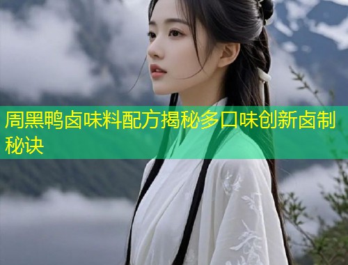 周黑鸭卤味料配方揭秘多口味创新卤制秘诀