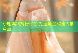 京剧黑料揭秘平台 打造最全戏曲内幕分享