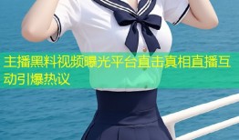主播黑料视频曝光平台直击真相直播互动引爆热议