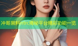 冲哥黑料ntrc揭秘平台精彩功能一览