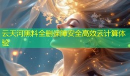 云天河黑料全删保障安全高效云计算体验