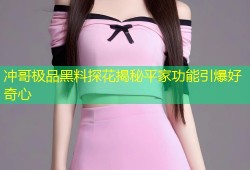 冲哥极品黑料探花揭秘平家功能引爆好奇心
