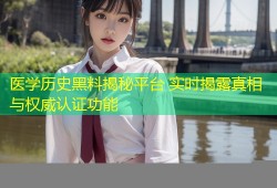 医学历史黑料揭秘平台 实时揭露真相与权威认证功能