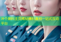 冲个黑料主页揭秘爆料真相一站式互动平台
