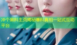 冲个黑料主页揭秘爆料真相一站式互动平台