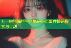 五一黑料爆料平台揭秘热点事件快速搜索与互动