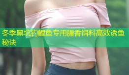 冬季黑坑钓鲤鱼专用腥香饵料高效诱鱼秘诀