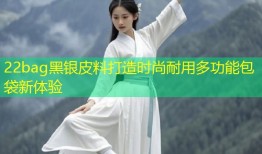 22bag黑银皮料打造时尚耐用多功能包袋新体验