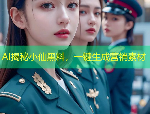 AI揭秘小仙黑料，一键生成营销素材