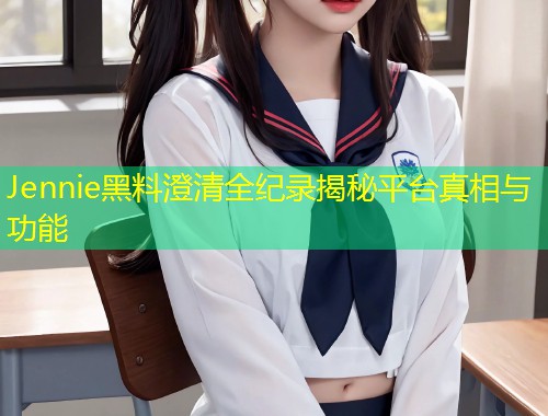 Jennie黑料澄清全纪录揭秘平台真相与功能