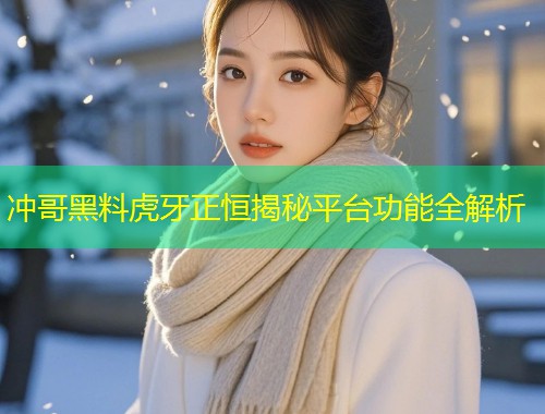 冲哥黑料虎牙正恒揭秘平台功能全解析