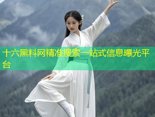 十六黑料网精准搜索一站式信息曝光平台